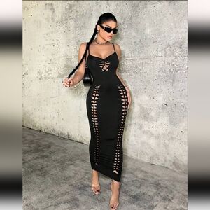 SHEIN Cut Out Bodycon Dress. XS NWOT